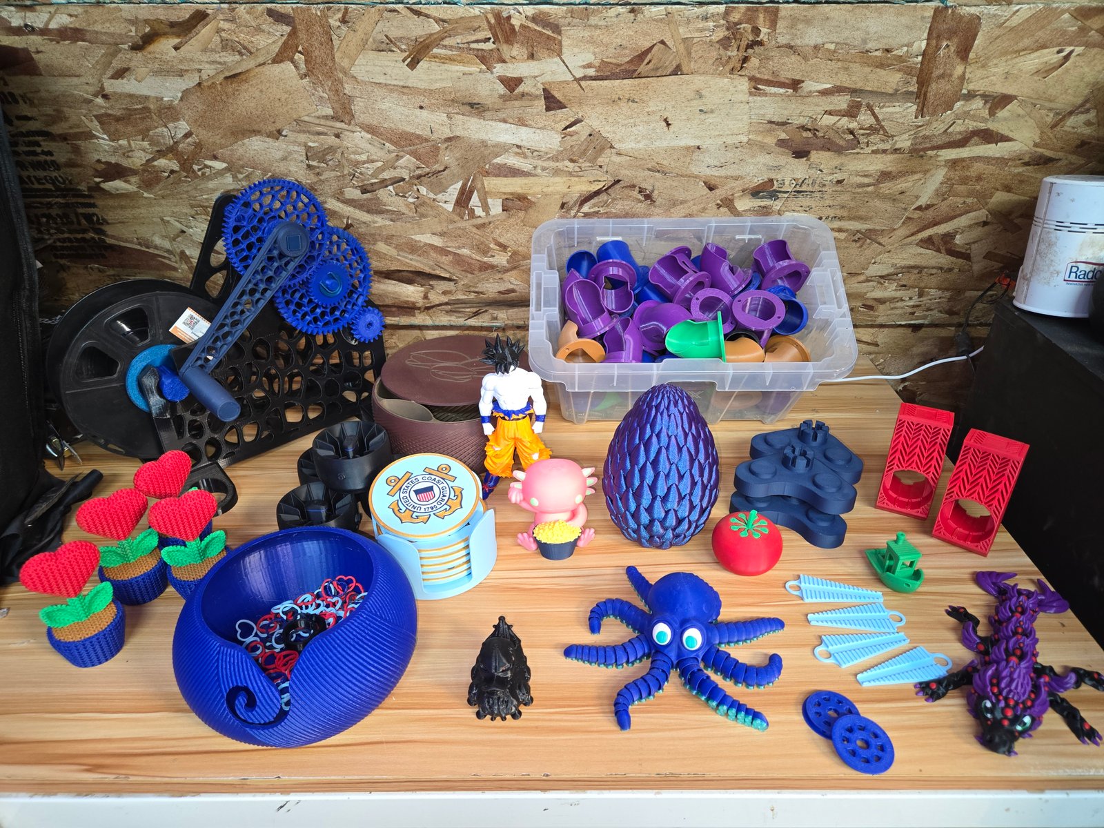 Product display table overview